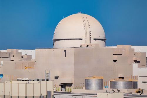 阿联酋首座核电站1号机组达到80%负荷运营
